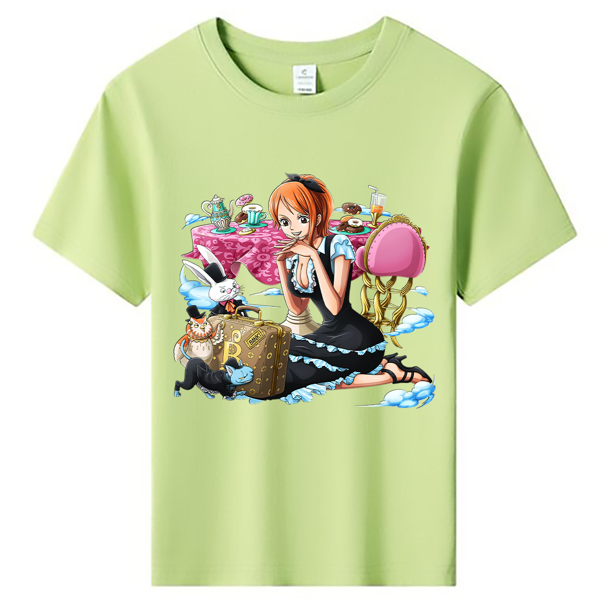 ワンピース ナミ ONE PIECE Nami 綿100％キッズTシャツ（フロントプリント）